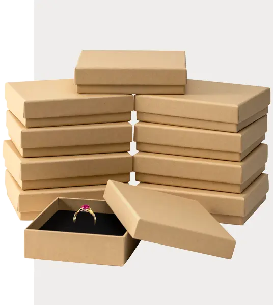 customize kraft jewelery boxes