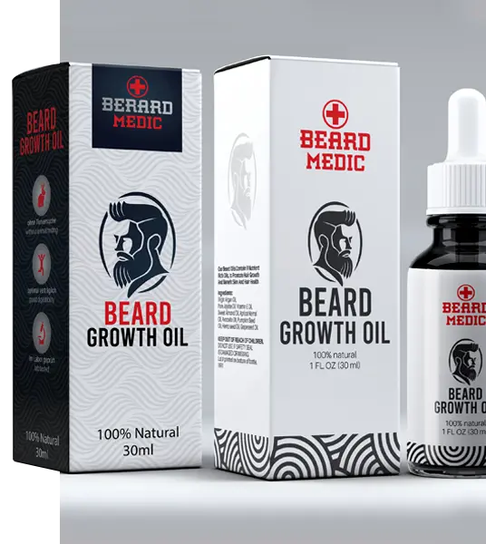 Printed Beard Oil Box