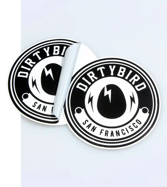 customized circle stickers