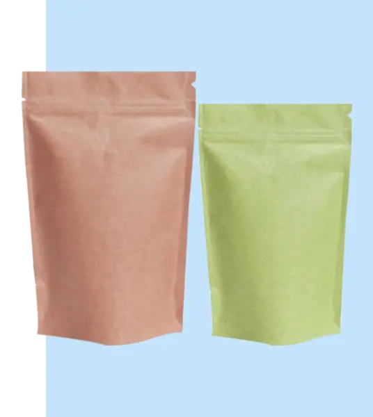 Custom Kraft Stand up Pouch OXO Packaging