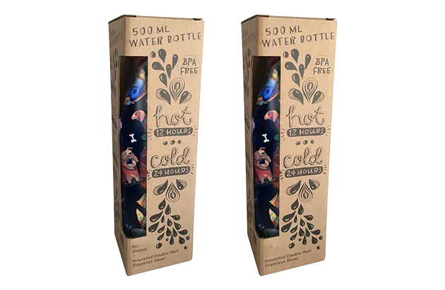 Custom Printed 500ml Bottle Packaging