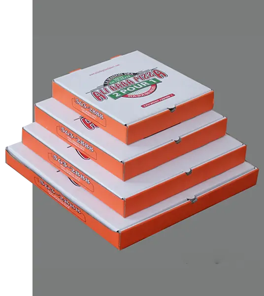 customized digital printed pizza boxes