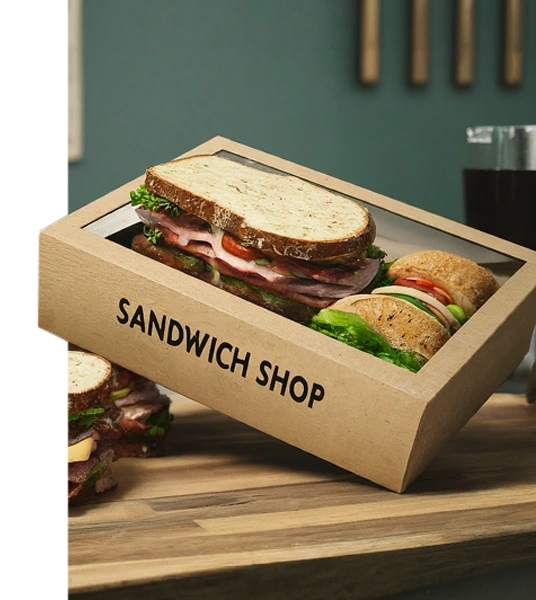 customized kraft sandwich packaging