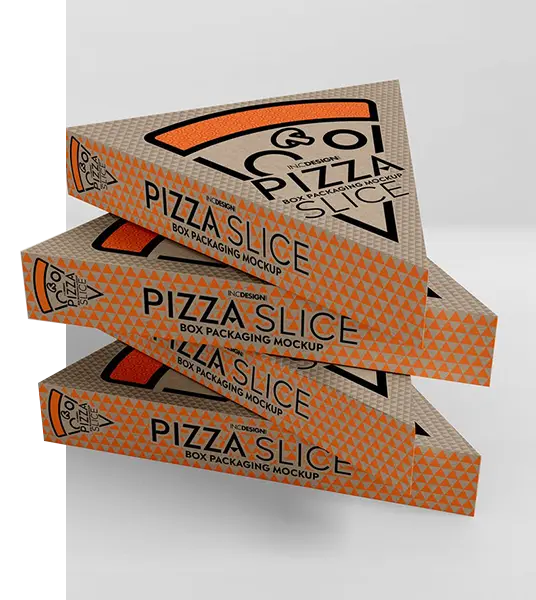 customized pizza slice boxes