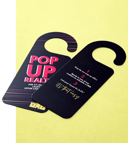 door hanger printing