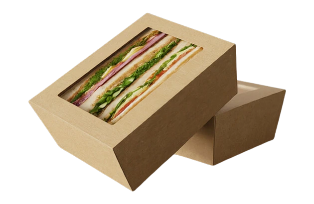 eco friendly kraft sandwich boxes