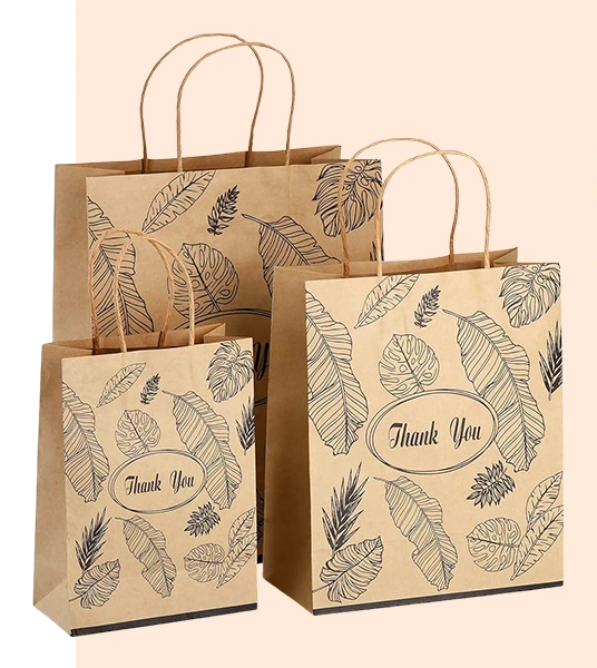 kraft bags bulk with logo