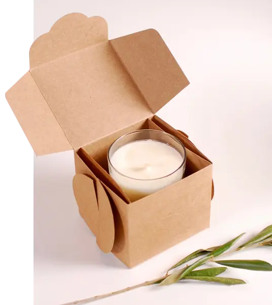 kraft candle boxes wholesale