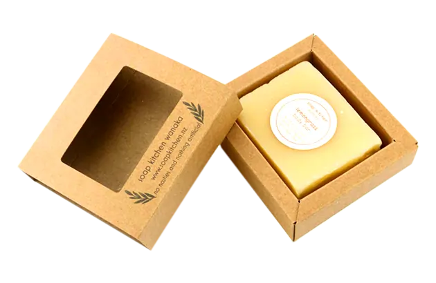 custom kraft soap packaging