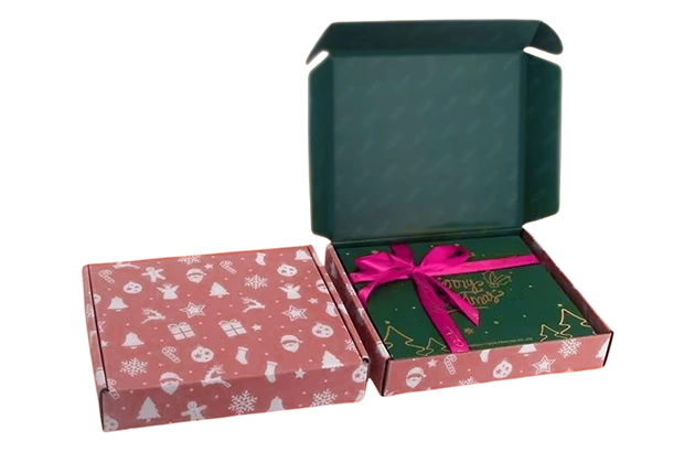 personalized christmas mailer boxes