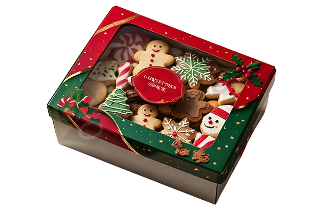 printed christmas cookie boxes