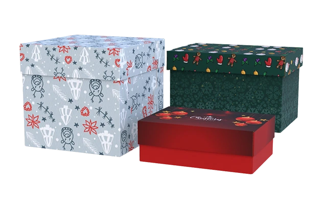 wholesale christmas boxes with lids