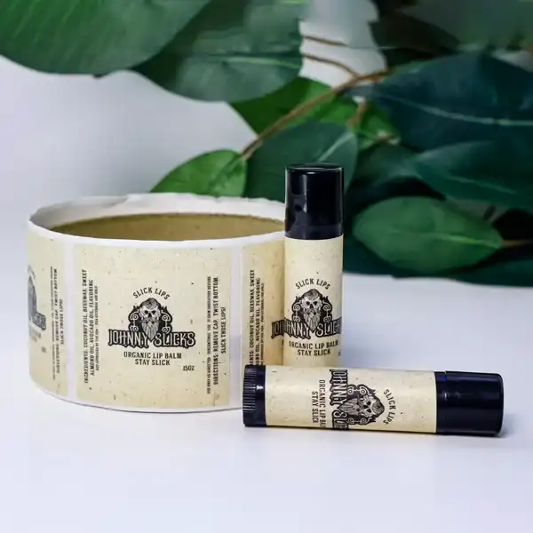 Custom lip Balm Labels wholesale