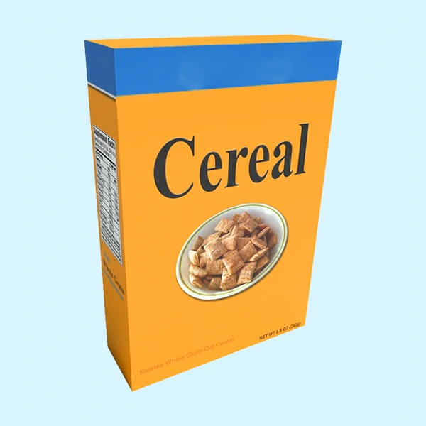 custom cardboard cereal boxes