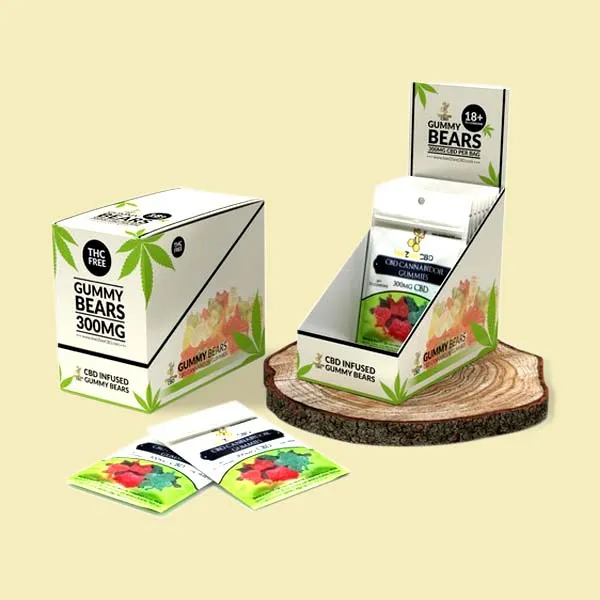 custom cbd display packaging