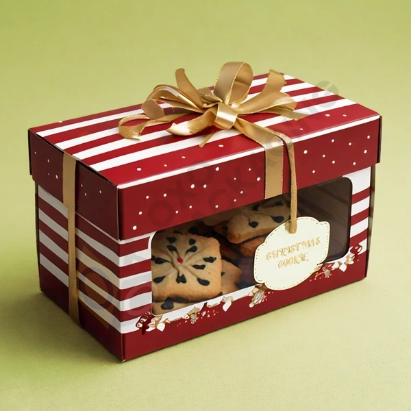 custom christmas cookie boxes