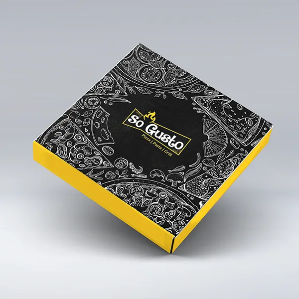 digital printed pizza packaging