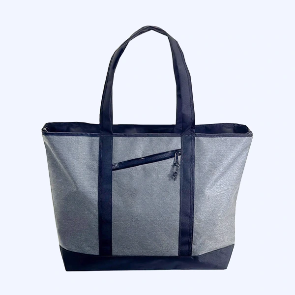 custom printed zipper tote bag