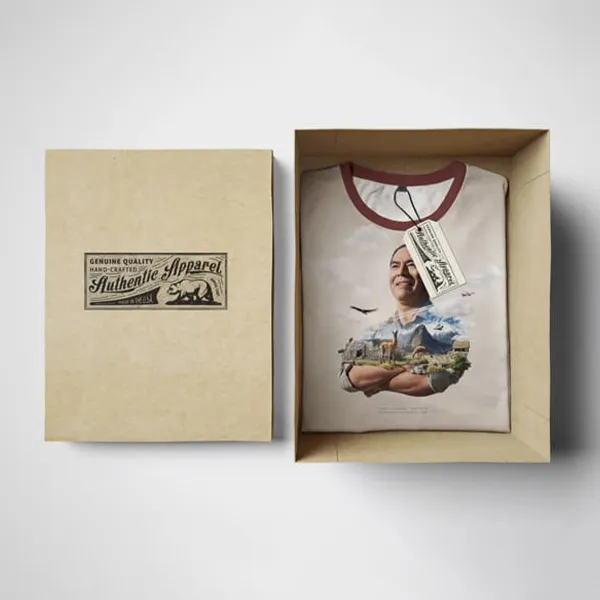 custom shirt packaging