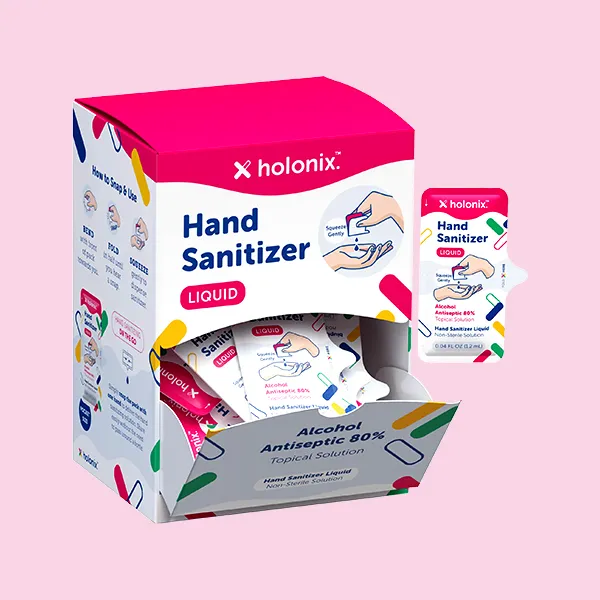 hand sanitizer packaging boxes