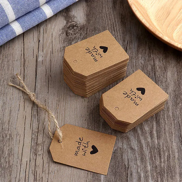 Kraft paper tags