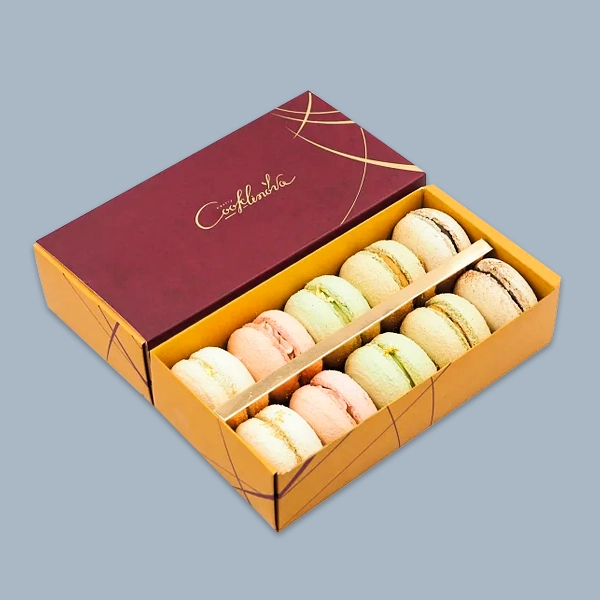 macaron shipping boxes