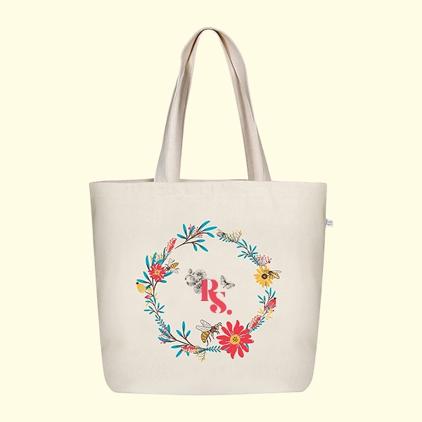 personalized monogrammed tote bag