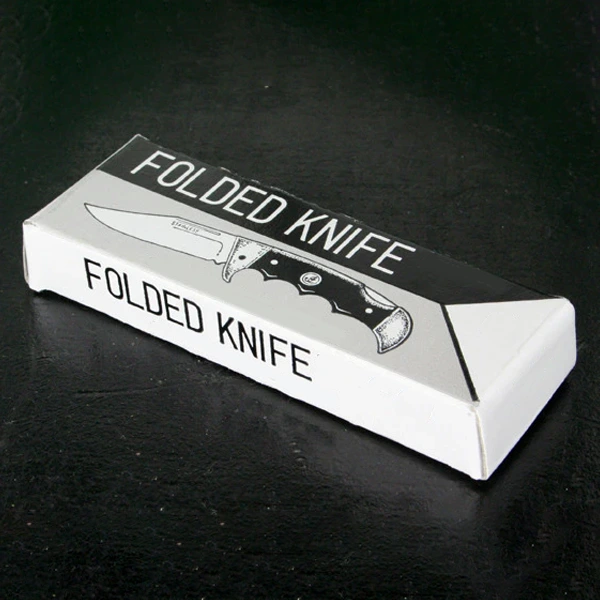 pocket knife packaging with logo