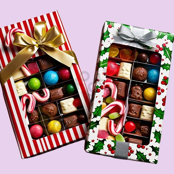 printed christmas candy boxes