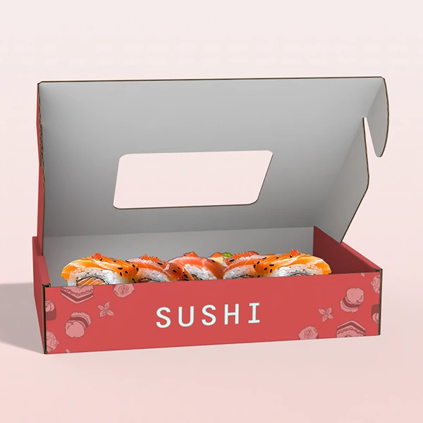 printed sushi boxes