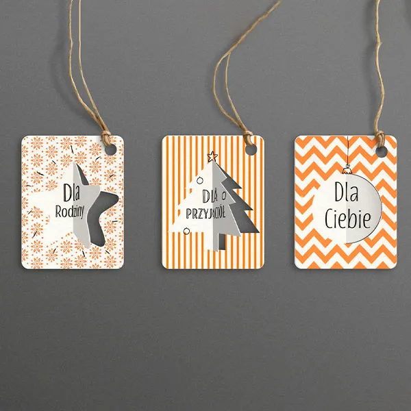 wholesale printed Christmas tags