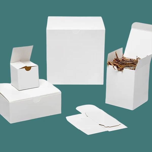 wholesale white glossy boxes