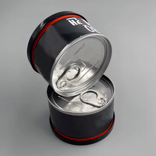 custom self seal tin can